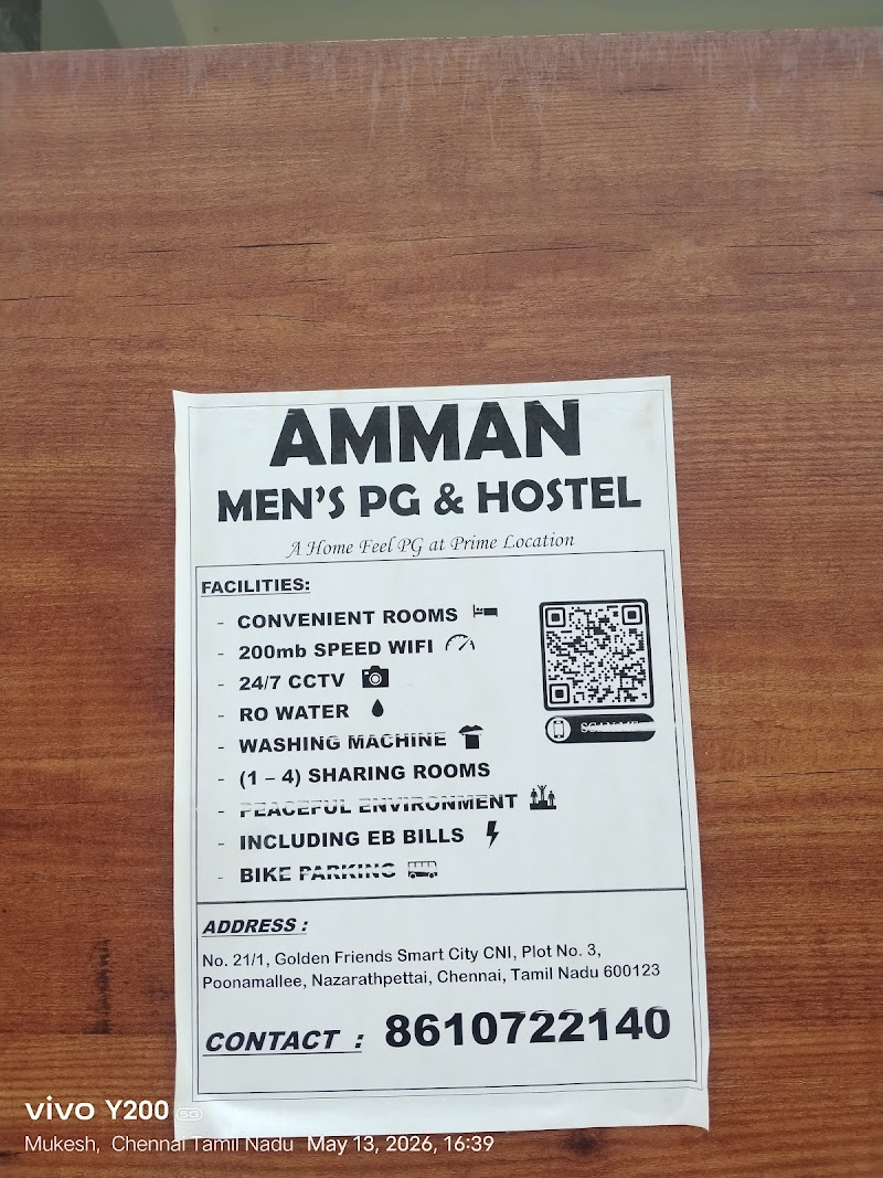 Amman Men's PG Hostel Poonamallee — photo from Google #4