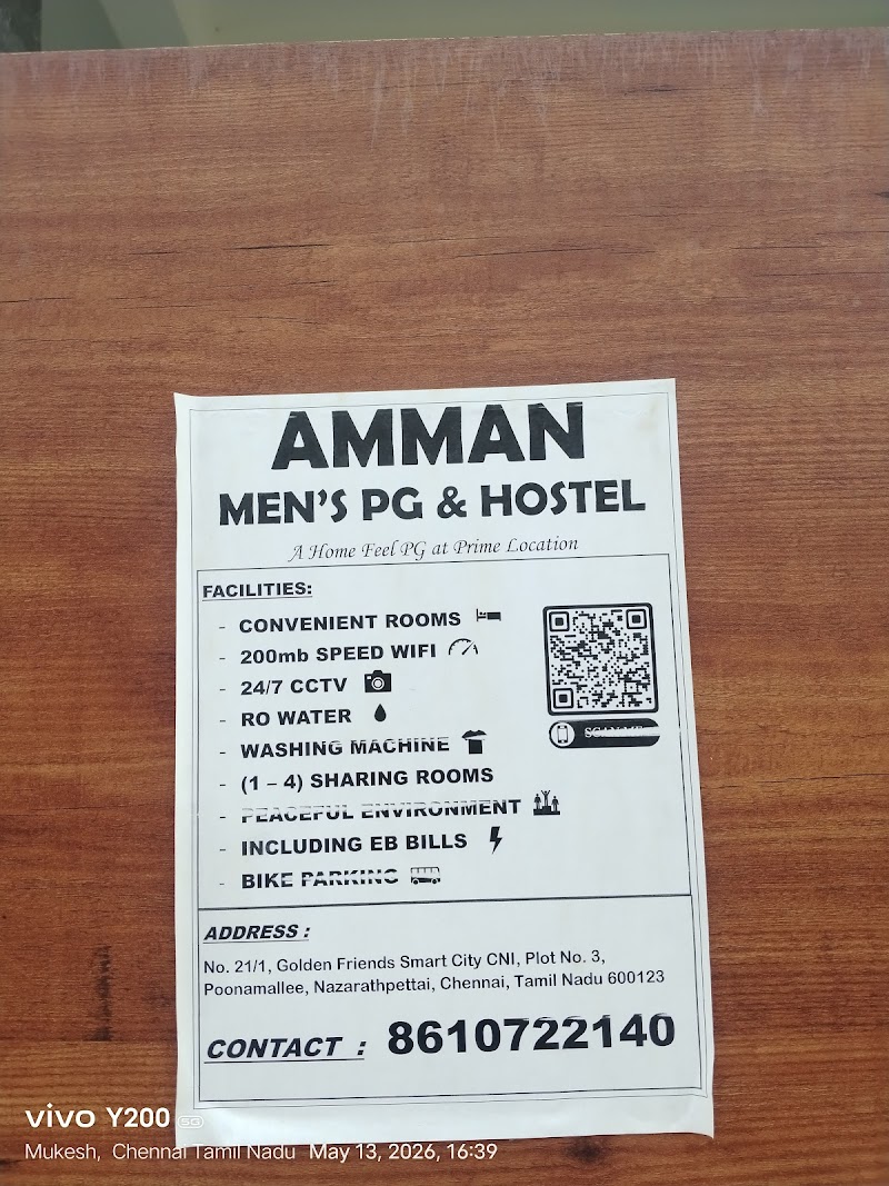 Amman Men's PG Hostel Poonamallee — photo from Google #3
